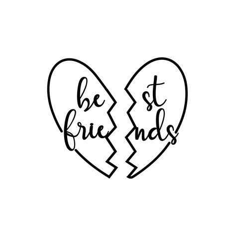 Best Friend Silhouette Svg 112 File Svg Png Dxf Eps Free