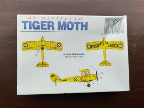 Vintage Airfix De Havilland Tiger Moth Scale Sealed Packaging