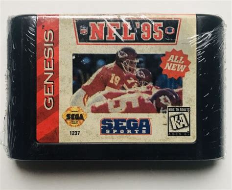 Nfl 95 1995 Sega Genesis Football Video Game Ebay