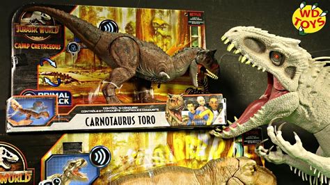 Jurassic World Control N Conquer Carnotaurus Toro Unboxed Withme Camp