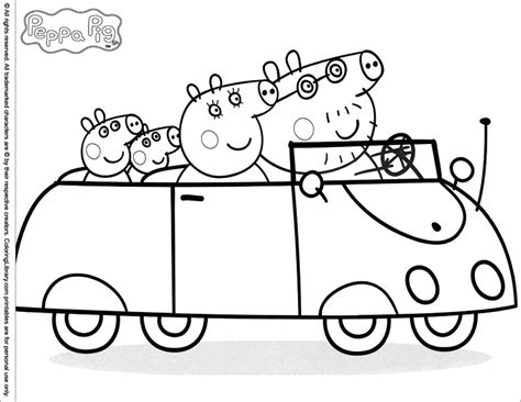 111 Dessins De Coloriage Peppa Pig à Imprimer Sur Page 12