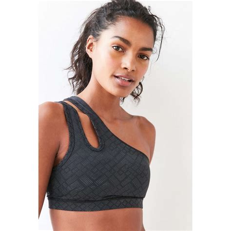Without Walls Reflective One Shoulder Sports Bra Bra4her Uo38860029