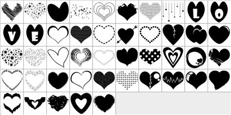 hearts photoshop vector shapes csh photoshop custom shapes my xxx hot girl