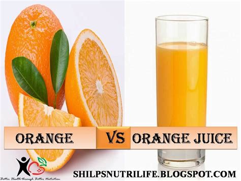 Diet What It Really Means Orange Vs Orange Juice