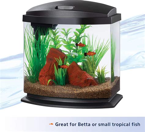 Aqueon Led Minibow Small Aquarium Fish Tank Kit With Smartclean