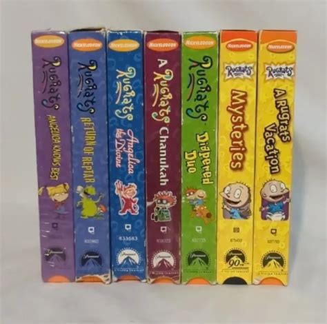 S NICKELODEON RUGRATS VHS Lot Rugrats The Movie Angelica Knows Best PicClick UK