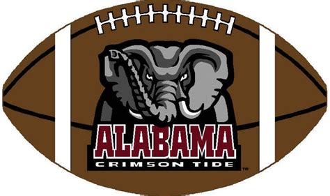Alabama Crimson Tide Football Mascot Clipart Alabama Football Logos