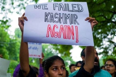 After Denying For 03 Days Centre Admits Incident Of Protest In Kashmir