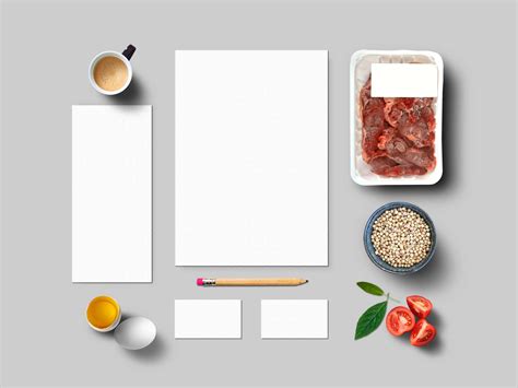 Download Free Food Branding Mockup (PSD)