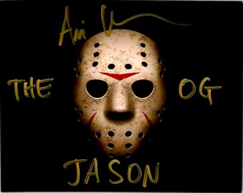 Ari Lehman Signed 8x10 Photo 1st Jason Voorhees Coa The Og Jason Mask