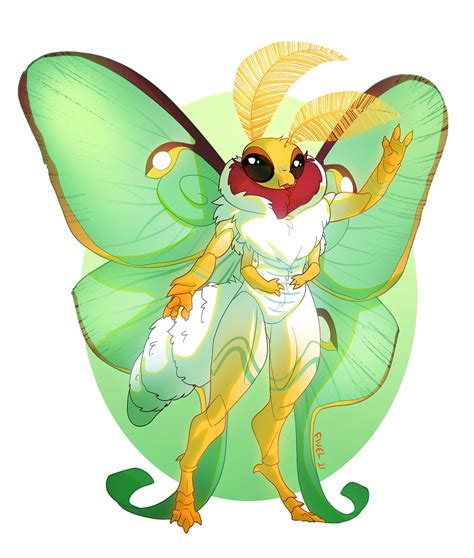 71238 Safe Artist Fivel Arthropod Insect Moth Anthro Antennae Chest Fluff Female