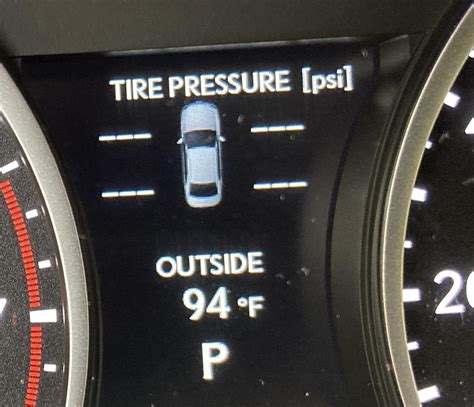 Lexus Blinking Tire Pressure Light