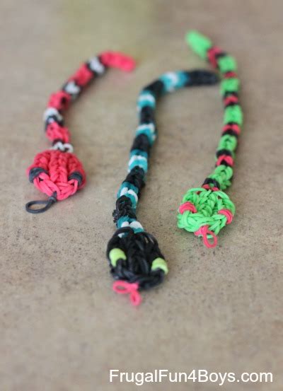 Seven Boy Approved Rainbow Loom Band Projects Frugal Fun For Boys And