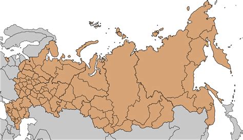 Online yüksek çözünürlüklü (vektörel) rusya haritası oluşturun. Rusya'nın oblastları - Vikipedi