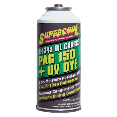 Supercool® 7561 Pag 150 R134a Refrigerant Oil Charge With Fluorescent
