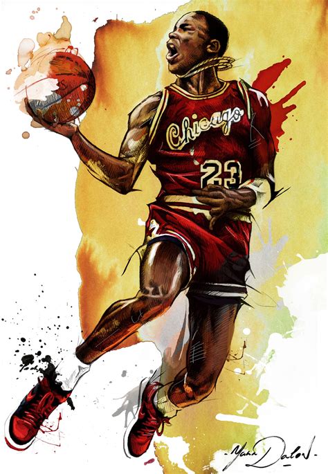 My Painting Of Michael Jordan Michael Jordan Art Michael Jordan