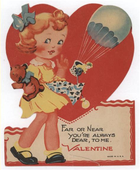 36 Ridiculously Adorable Vintage Valentines Day Cards From The 1940s