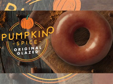 Pumpkin Spice Original Glazed Donuts At Krispy Kreme On October 26
