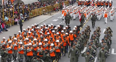 Fiestas Patrias Desfile Militar Se Realizar El De Julio En El