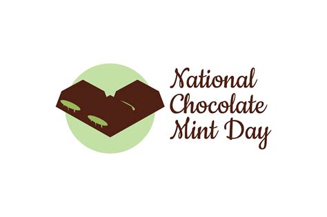 National Mint Chocolate Day Logo Graphic By Skyacegraphic0220