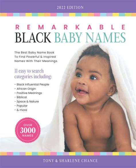 Buy Remarkable Black Baby Names The Best Baby Name Book To Find