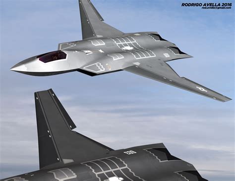 Sixth Generation Fighter Based On The Model Of Lockheed Martin For Afrl