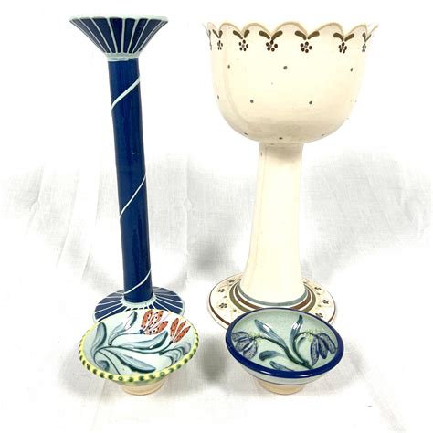 Images For 2896707 Gertie Larsson Bowl Candlestick And Flower Pot On