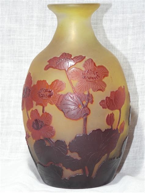 Vase Populages Des Marais émile Gallé 1846 1904 Nancy L Atelier