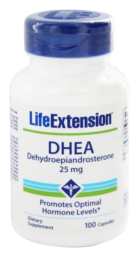 Life Extension DHEA Dehydroepiandrosterone Mg Capsules Walmart Com