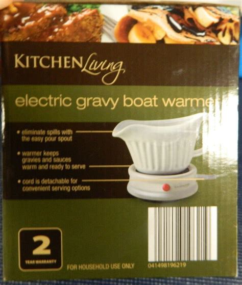 New Original Packaging Kitchen Living Electric Ceramic Gravy Boat