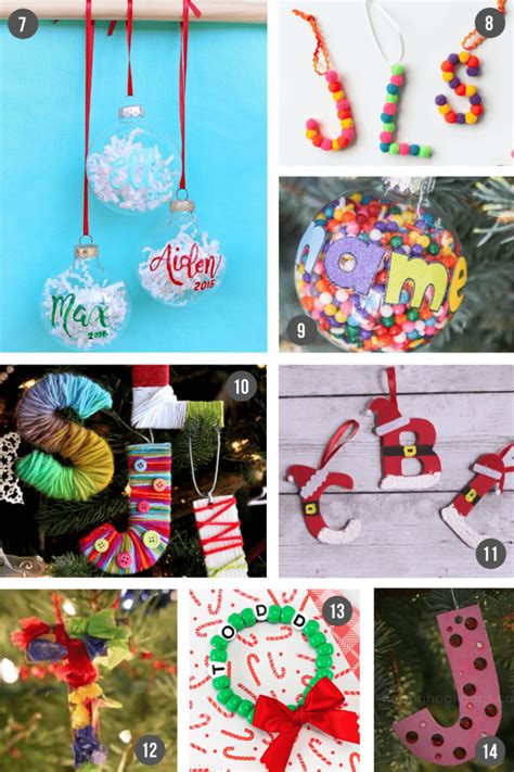 Diy Personalized Christmas Ornament Keepsakes That Kids Can Make And