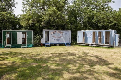 Our Showers And Toilets Glastonbury Festival Glastonbury Outdoor