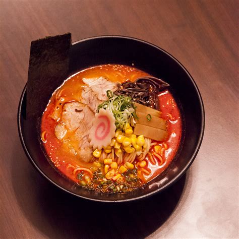 Spicy Miso Ramen Nomiya Japanese Restaurant Edmonton Ab Ramen