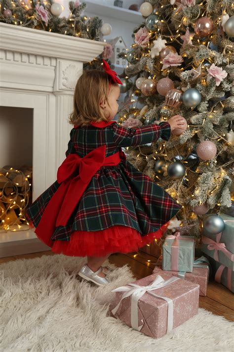 Baby Christmas Dress Trendy Little Girl Dress For Xmas Etsy