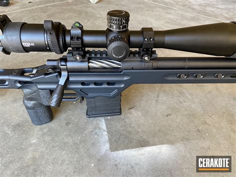 Remington 700 Rifle Cerakoted Using Magpul Stealth Grey And Graphite