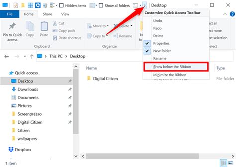 The Quick Access Toolbar In Windows 10 All You Need To Know Digital