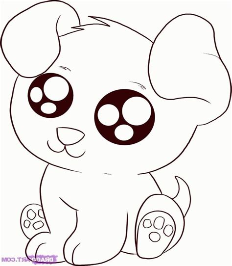 Cute Baby Animal Coloring Pages Puppy Coloring Pages Cartoon