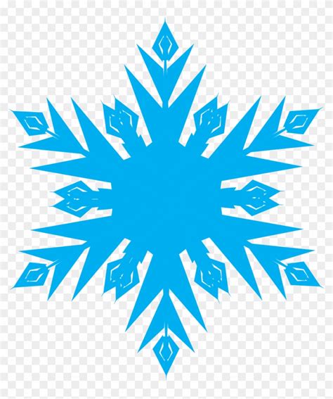 Frozen Snowflake Template
