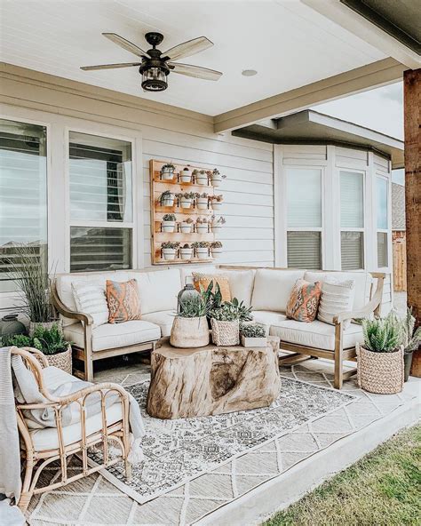 Our Favorite Boho Patio Spaces For Home Decor Inspiration These