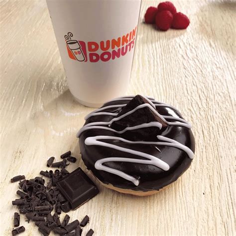 Dunkin Donuts Raspberry Chocolate Brownie Doughnut Popsugar Food