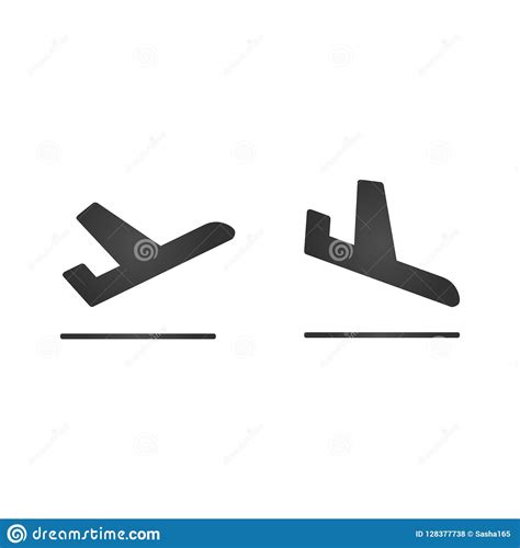 Set Plane Icons Different Historical Airplane Passenger Airplanes