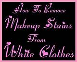 How To Take Makeup Off Clothes Images