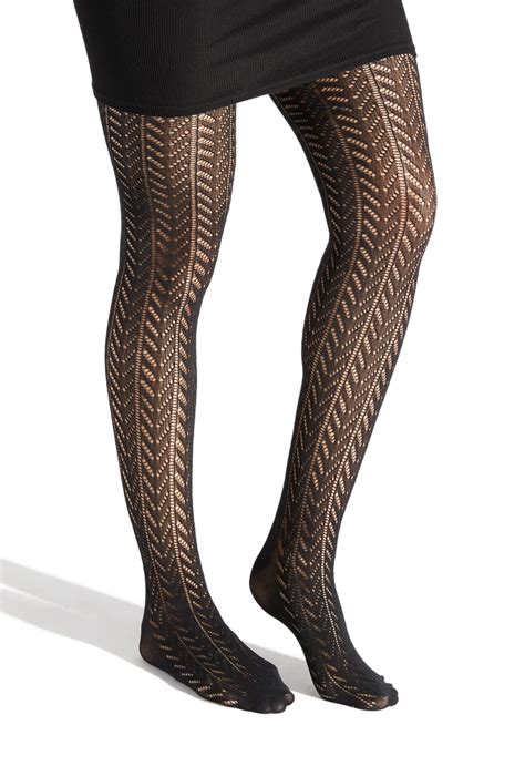 OPEN KNIT TIGHTS ShoeDazzle