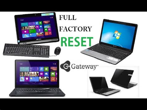 Now you want to let the laptop boot to the automatic repair screen. Gateway Laptop Factory Restore Reinstall Windows Reset NV ...