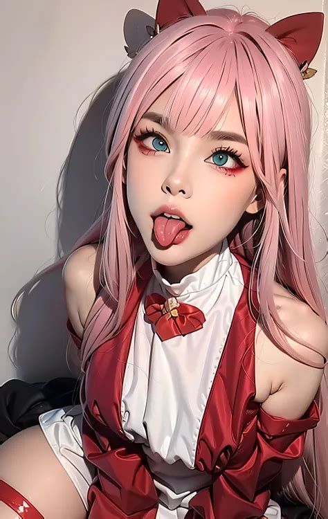 Realistic Tongue Out Ahegao Seaart Ai