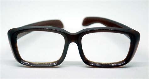 ประมูลสินค้ามือสอง vintage unisex frame eyeglasses west germany clark kent style dead stock