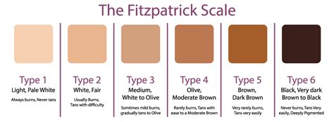 Fitzpatrick Skin Type Scale219892 Hairport1