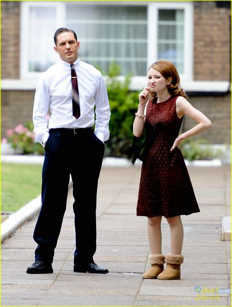 Full Sized Photo Of Emily Browning Fights With Tom Hardy In The Rain