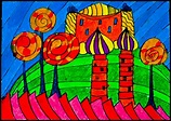 85/365 ~ Hundertwasser Painting | 365 A Year in Pictures ...