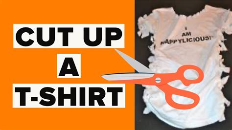 Diy T Shirt Reconstruction How To Tie A Fitted T Shirt From A Larger